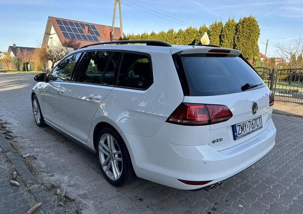 Volkswagen Golf cena 49900 przebieg: 237000, rok produkcji 2016 z Dębno małe 92